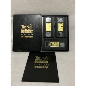 The Godfather 1902-1959 - The Complete Epic (VHS, 1990, 3-Tape Set) Box Set